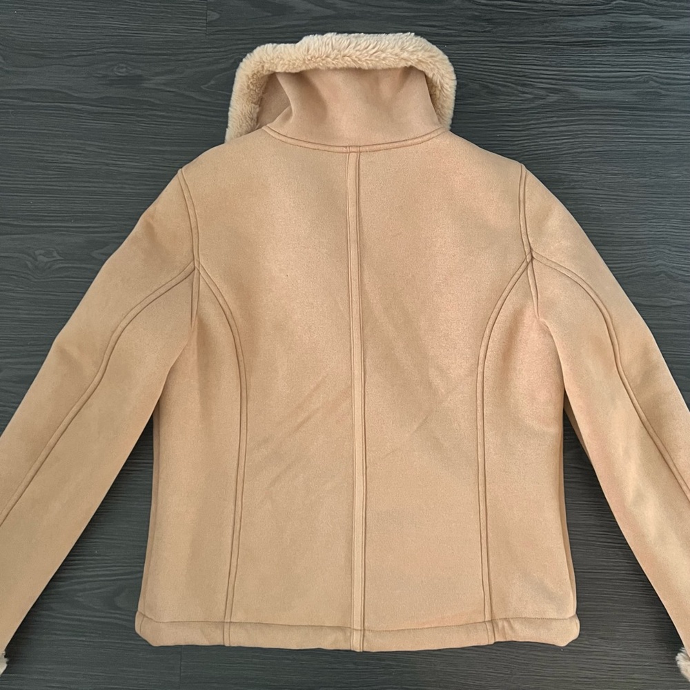 Rag Poets Suede & Shearling Coat - Picture 7 of 10